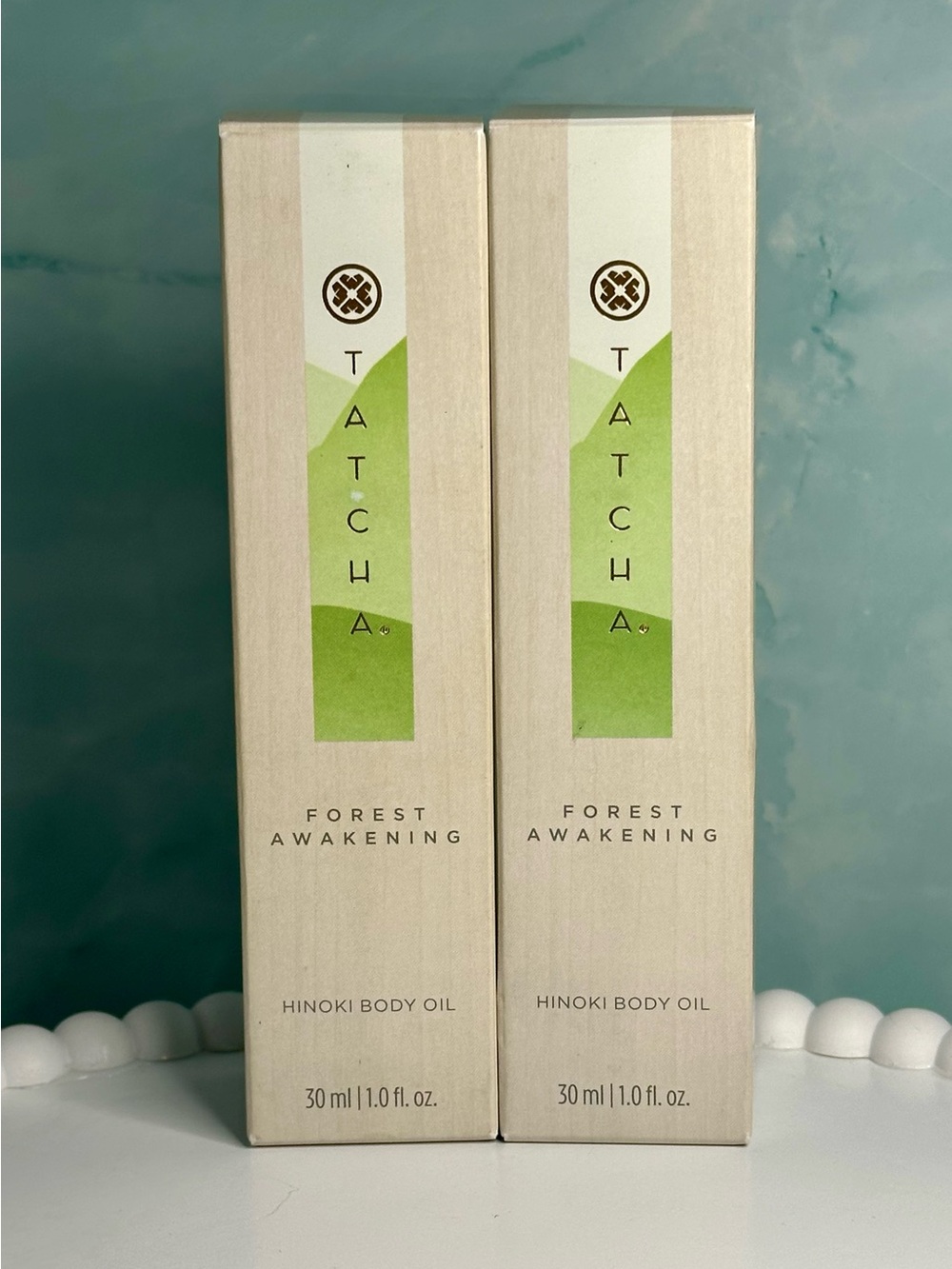 Tatcha Forest Awakening Hinoki Body Oil 1oz 2-pack Duo, DISCONTINUED- RARE